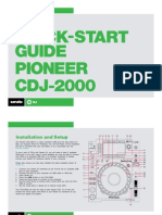 Pioneer CDJ-2000 Quickstart Guide For Serato DJ