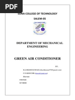 Green Air Conditioner: Sona College of Technology SALEM-05