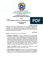 12. Ley Orgánica Contra La Delincuencia Organizada