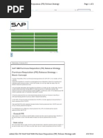 SAP SAP MM Purchase Requisition (PR) Release St