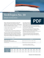 Altitude Correction Factors