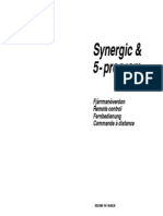 Synergic & 5program Remote Controls Ur