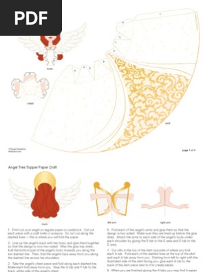 Angel Tree Topper Printable 1109