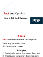 Fact and Opinion