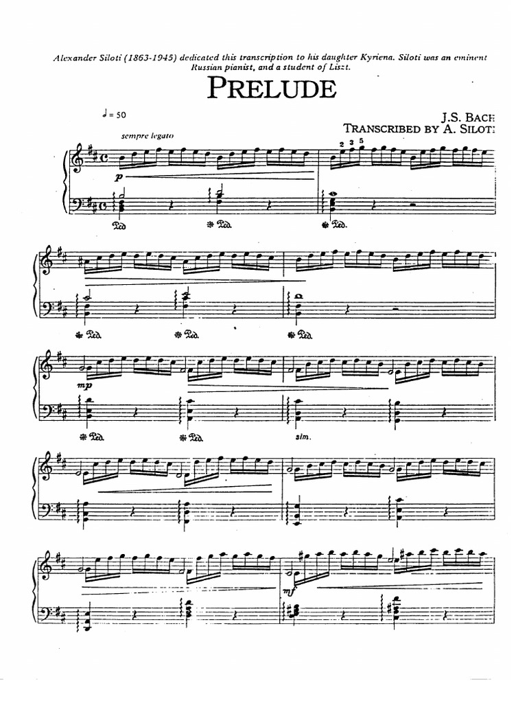 Prélude De Bach Maurane Partition Piano Pdf