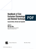 Handbook of Size Exclusion Chromatography