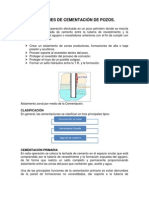 Cementación de Pozos