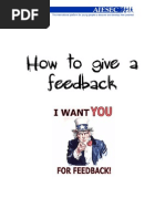 6. How to Give Feedback