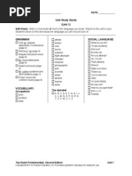 UNIT 01 Unit Study Guide