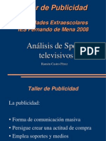 Análisis de Spots televisivos