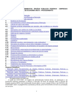 659_retenção Sobre Recebimentos- Órgãos Públicos Federais - Empresas Públicas e Sociedades de Economia Mista - Procedimento