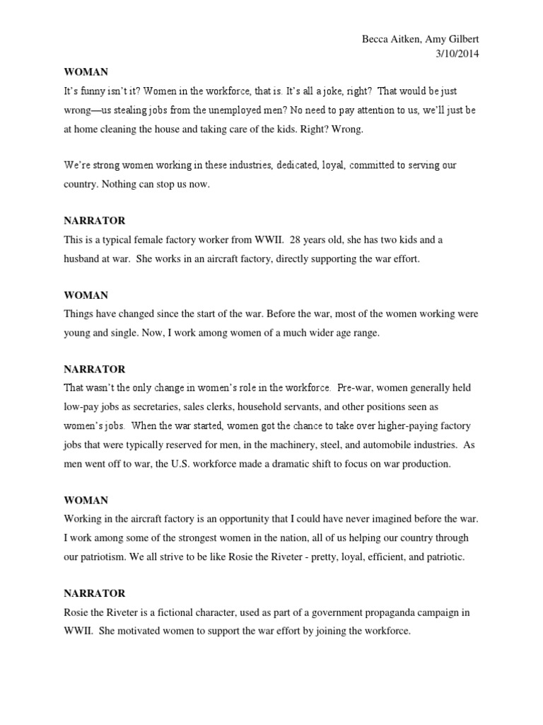 Evolution of Women's Workforce Roles | PDF | Woman | Labour