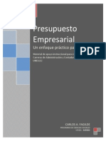 Tipos de Presupuestos Empresarial