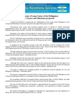 June04.2014establishment of Lung Center of The Philippines in The Visayas and Mindanao Proposed