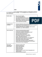 Recruitment Process: Strategic Dimensions - August 2004