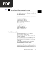Your First Microstation Session: Tutorial Prerequisites