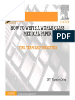 How To Write A World-Class Paper