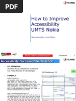 How to Improve Accessibility UMTS Nokia