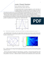 Acoustic Channel Simulator Info