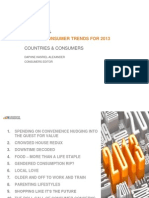 Top Ten Consumer Trends For 2013
