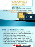 Solar Charge Control