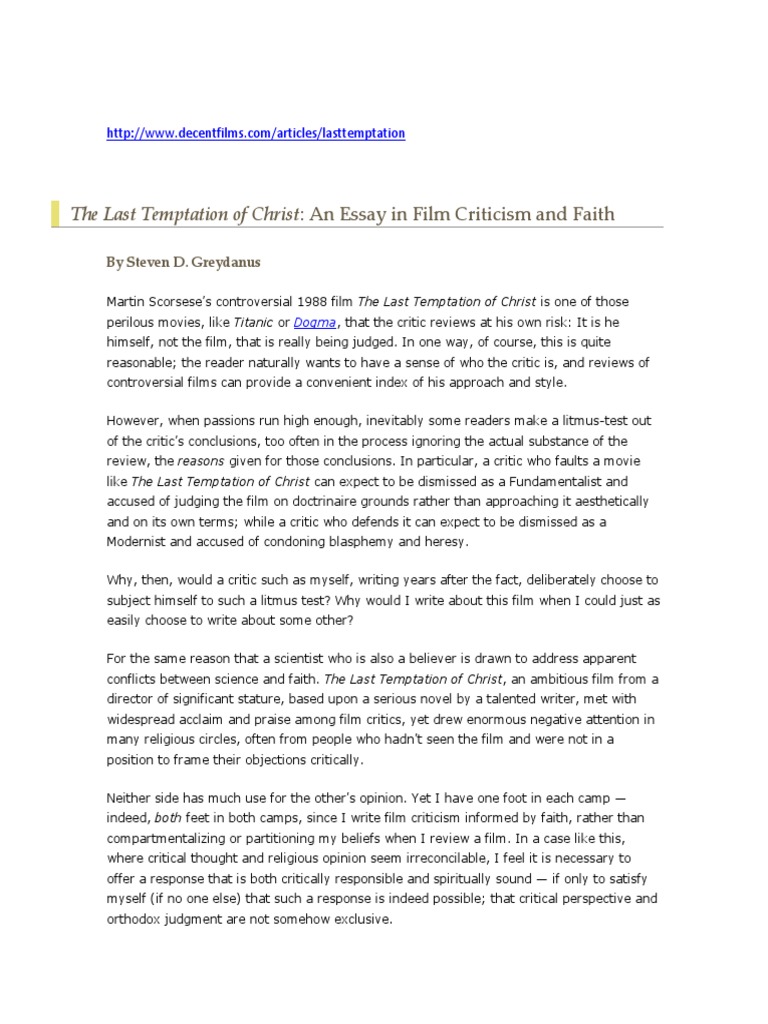 Temptation paragraph image