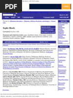Download eMedicine - Septic Shock - Article by Sat Sharma MD FRCPC FACP FCCP DABSM by jdpmdphd SN22804508 doc pdf