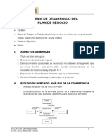 Formato Oficial Del Plan de Negocio