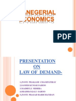 Me Presentation on Law of Demand