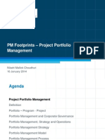 PM Footprints - Project Portfolio Management: Niladri Mallick Choudhuri 16 January 2014