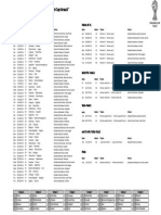 Mizan World Cup Schedule