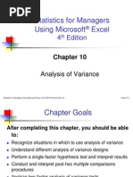 Statistics For Managers Using Microsoft Excel: 4 Edition