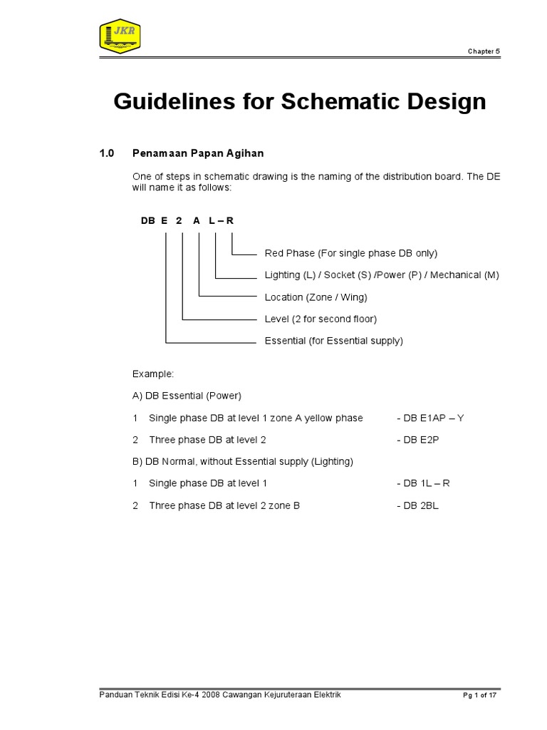 5.0 Guidelines For Schematic Design 2 | PDF