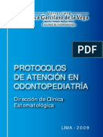 Protocolos de Atencion Odontopediatria
