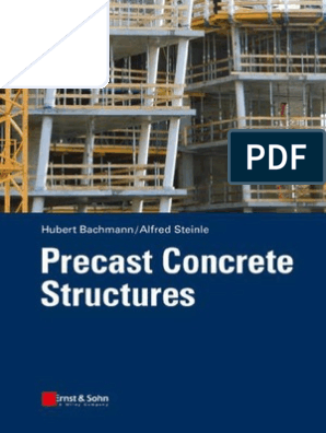 Precast Concrete Structures Hubert Bachmann Precast Concrete