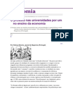 O Protesto Nas Universidades Por Um No Ensino Da Economia