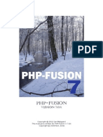 PHP Fusion 7 Manual UK