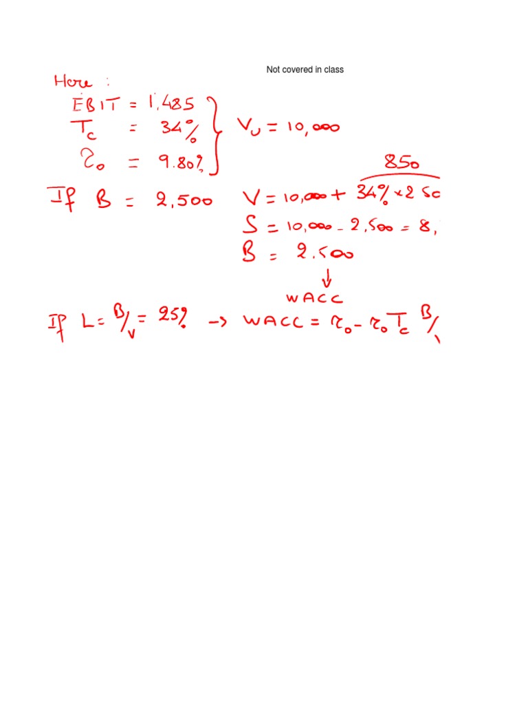 Debt Policy and Firm Valuation Analysis | PDF | Equity (Finance) | Cost ...