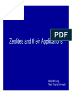 Zeolites and their Applications