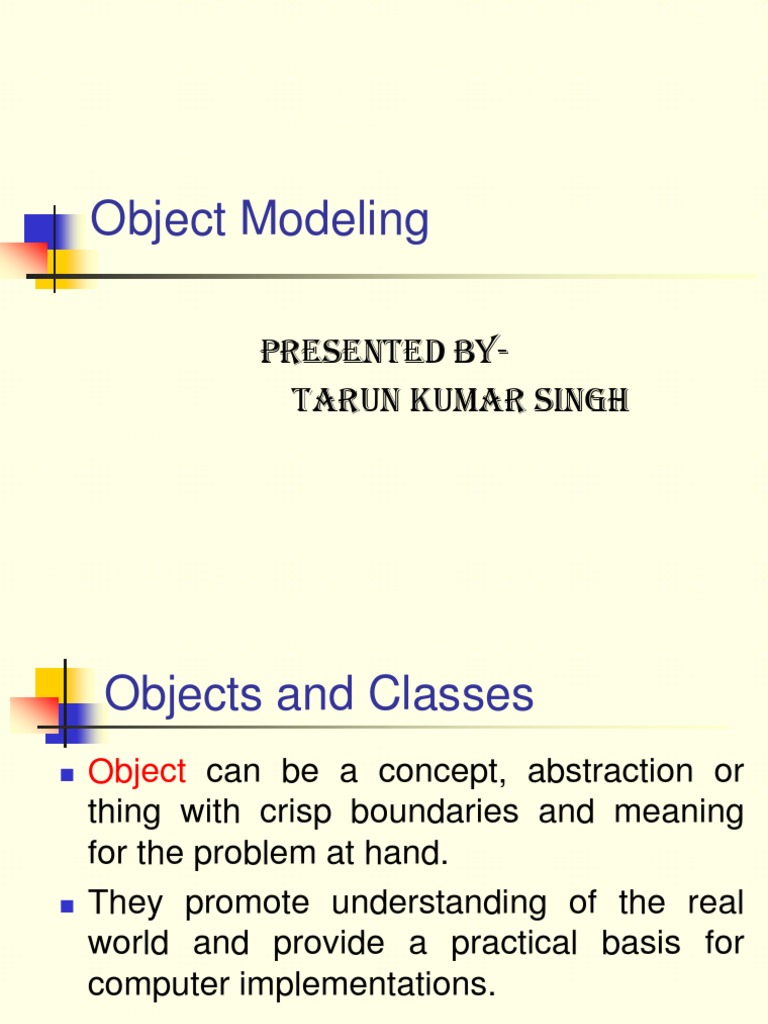 Understanding Object Modeling Concepts | PDF | Class (Computer ...