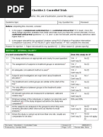JBI RCT Critical Appraisal Checklist | PDF | Randomized Controlled ...