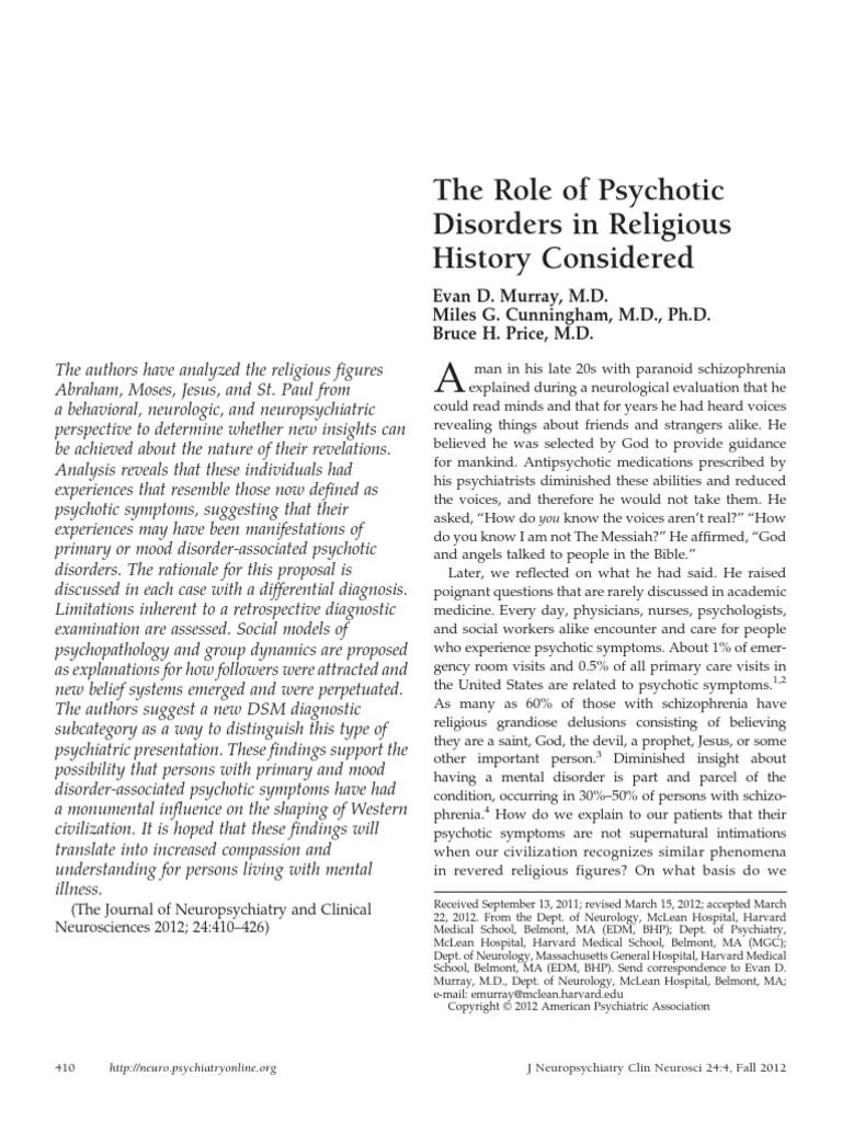 schizophrenia case report journal