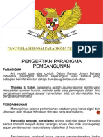 Pancasila SEBAGAI Paradigma Pembangunan