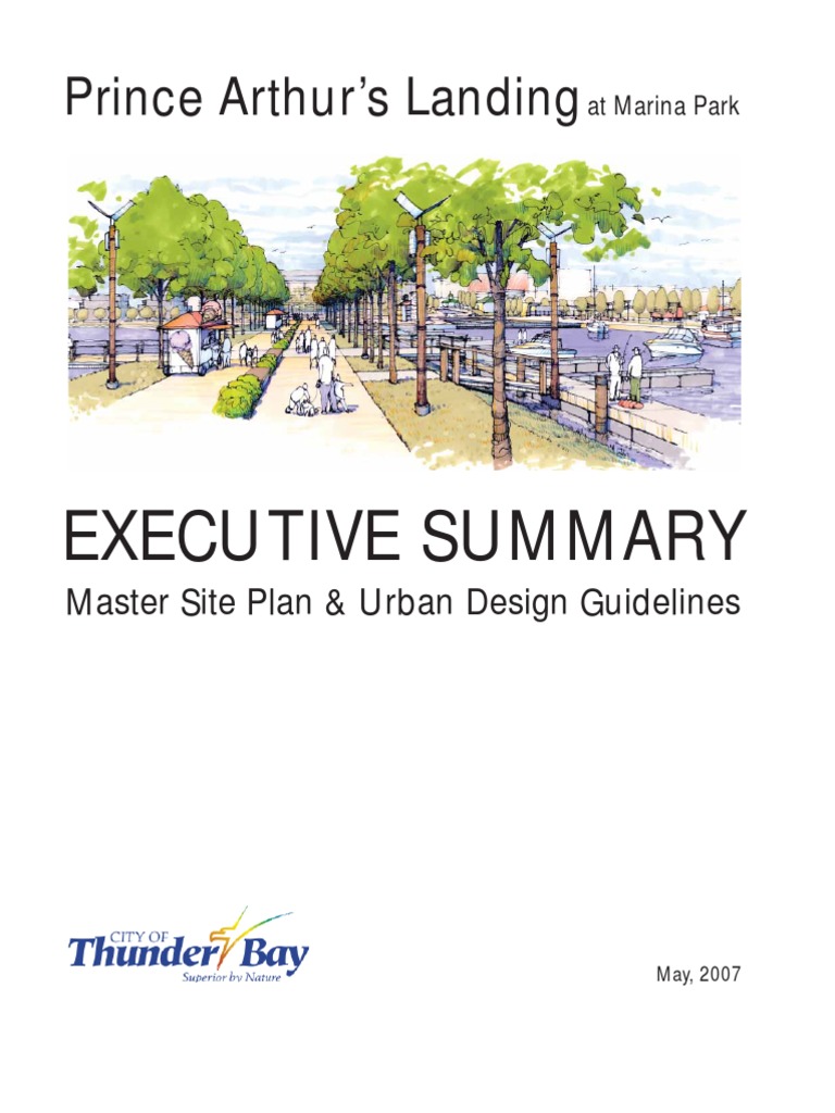 Thunder Bay Waterfront Master Plan PDF Green Building Sustainable