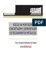 ABRASFE Riscos Na Montagem Concretagem e Desmontagem PDF