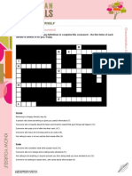 Life Skills Lesson 3 KNOW YOURSELF Crossword(1)
