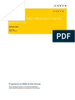 Comparing NGO Influence in The EU and The U.S.: Brief