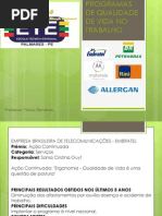 Programas de Qualidade QVT