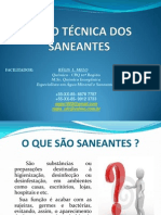 Curso Sobre Saneantes - Visão Técnica - Químico Régis Melo