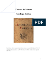 Antologia Poética - Vinicius de Moraes